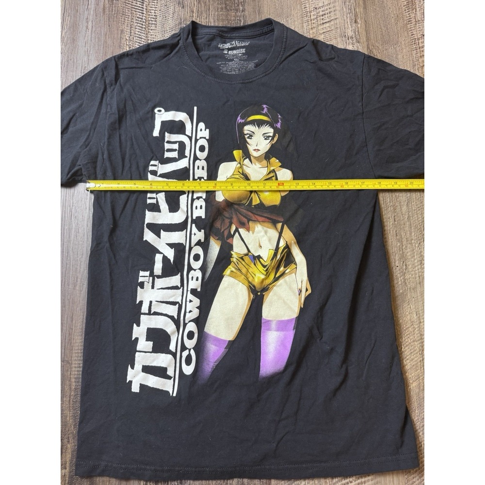 Cowboy Bebop Logo With Faye Anime Officially Licensed Adult T-Shirt Size M - Picture 2 of 6